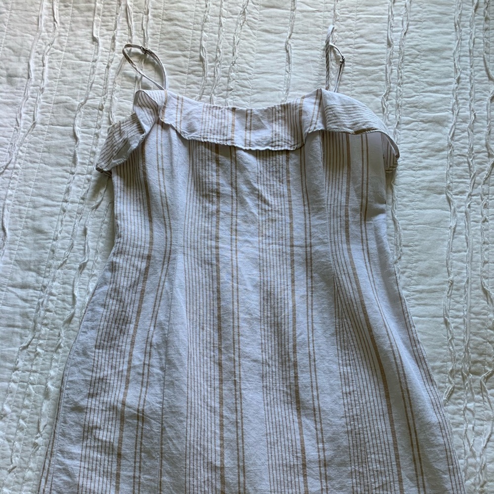 Pinstriped dress